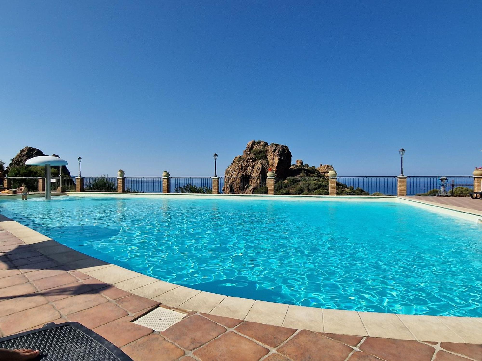 La Perla E Le Conchiglie Tanca Piras Vista Mare Villa Nebida ภายนอก รูปภาพ