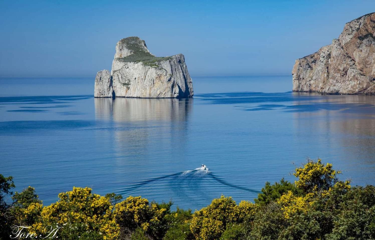 La Perla E Le Conchiglie Tanca Piras Vista Mare Villa Nebida ภายนอก รูปภาพ