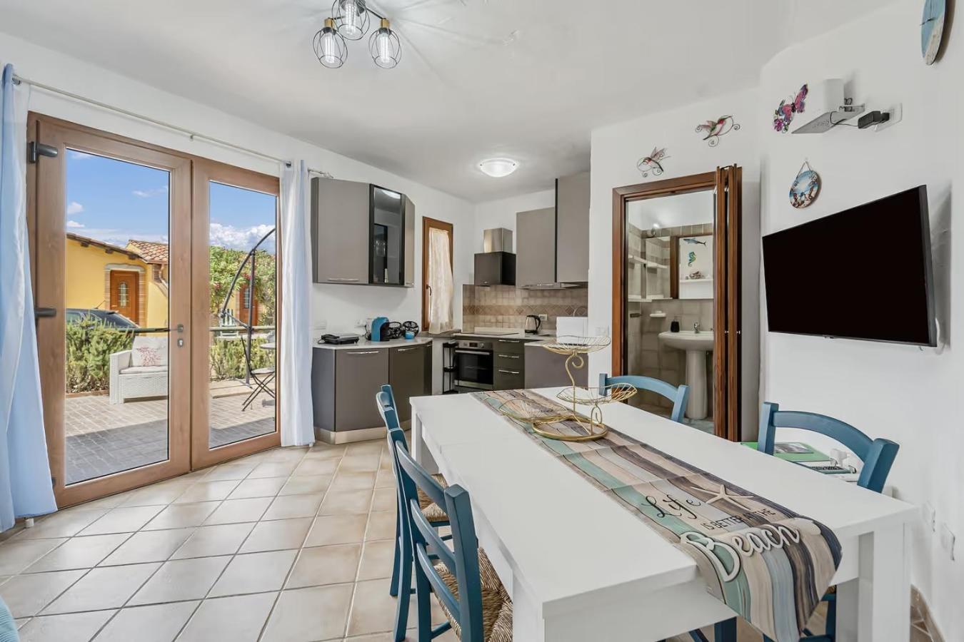 La Perla E Le Conchiglie Tanca Piras Vista Mare Villa Nebida ภายนอก รูปภาพ